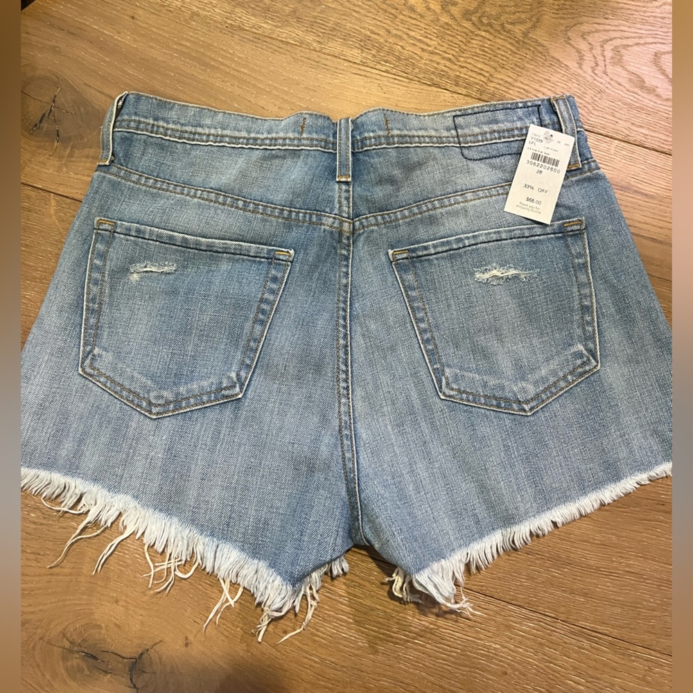 Rose Embroidered Jean Shorts - Picture 3 of 3